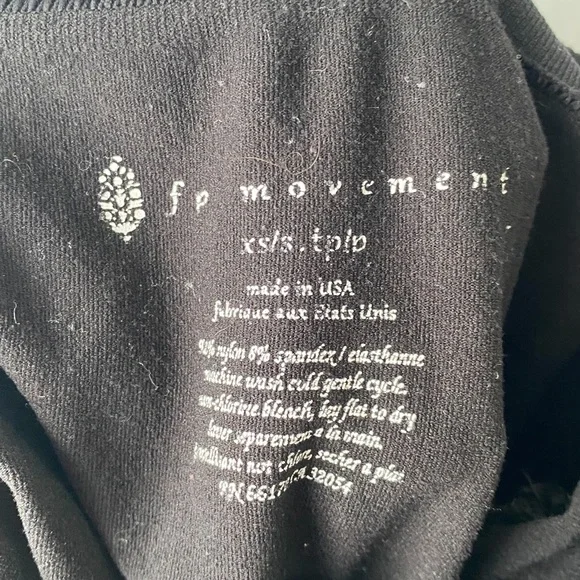 Free People movement xs black leggings side lace up - Picture 12 of 16